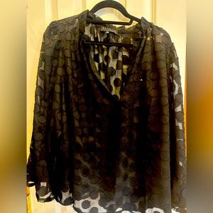 Fun and flirty black top